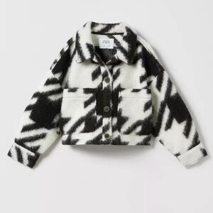 Zara Kids Houndstooth Jacket